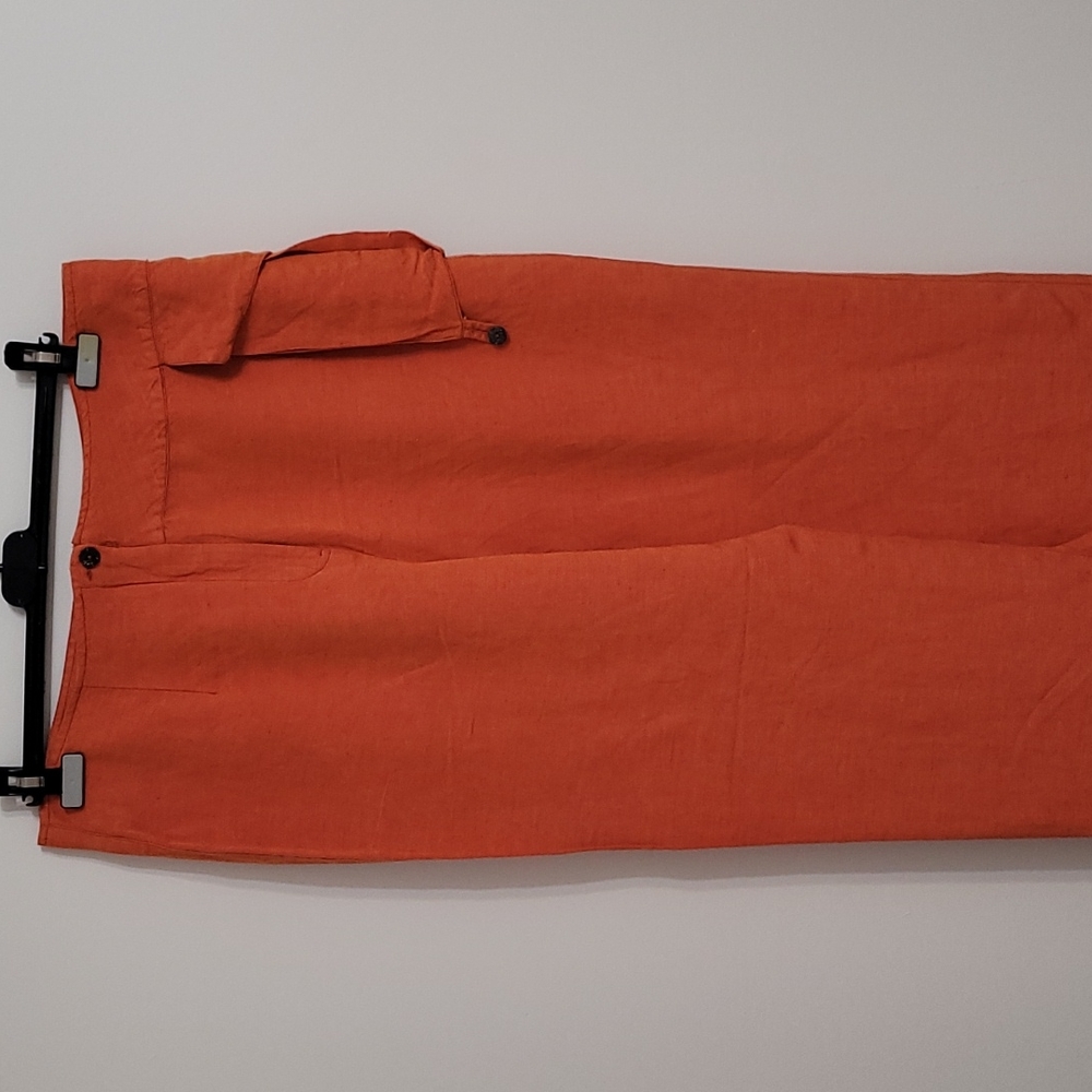Animale linen blend trousers